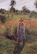 Camille Pissarro gardener USA oil painting artist